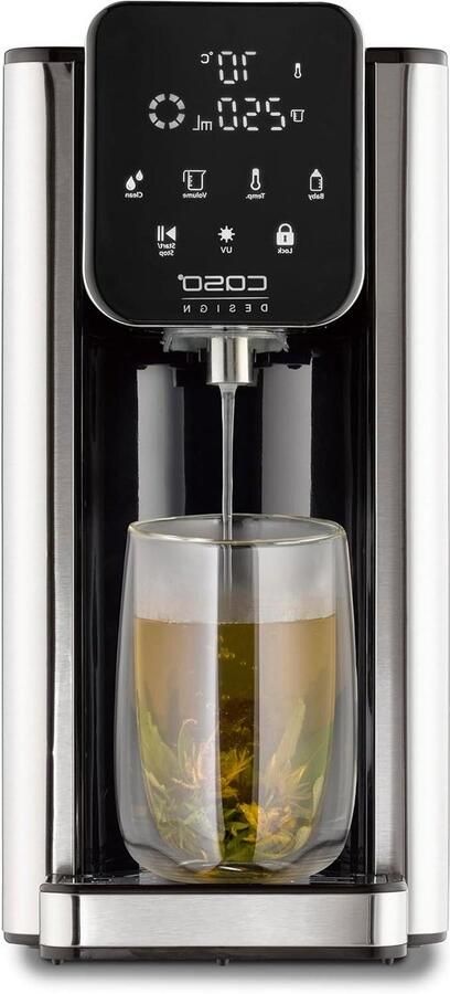 Warmwaterdispenser Heetwaterapparaat Waterkoker Babyvoeding Bereiden UV Waterzuivering 27 Liter Zwart
