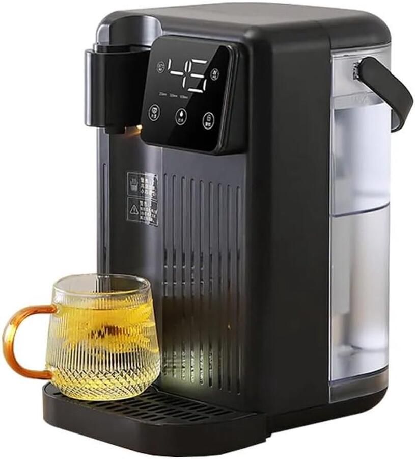 Warmwaterdispenser Waterkoker Snel Drankjes Maken 13 Temperatuurstanden 3 Liter Tank Zwart