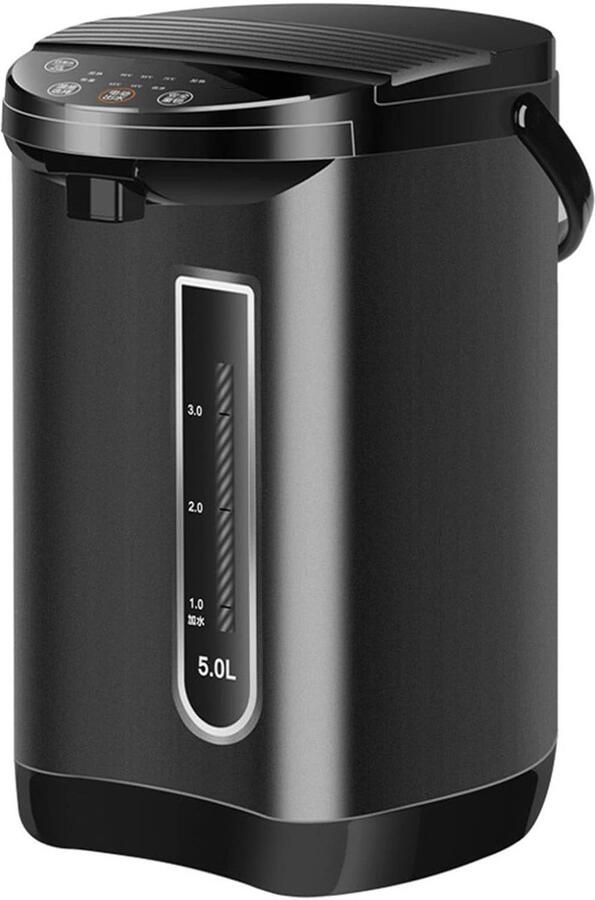 Warmwaterdispenser Waterkoker Snel Water Verwarmen 6 Temperatuurinstellingen 5 Liter Transparant