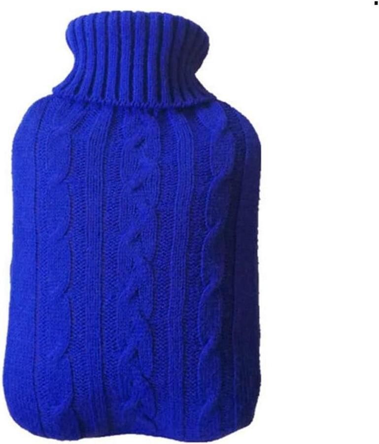 Warmwaterkruik Hoes Kruikenzak Bed Opwarmen Zachte Gebreide Stijl 2000 ml Met Print