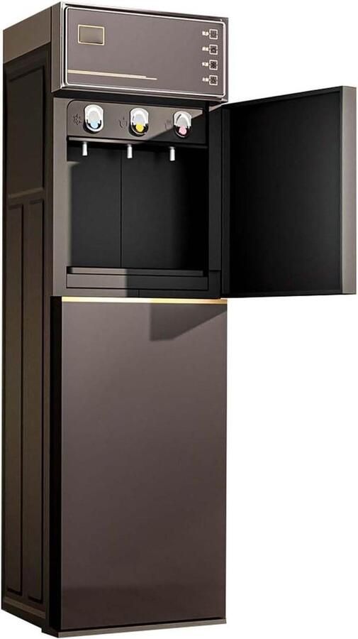 Water Dispenser Drankkoeler Warmer Drinken Tappen Elektronische Koeling Verwarming 30x30x95 cm Zwart