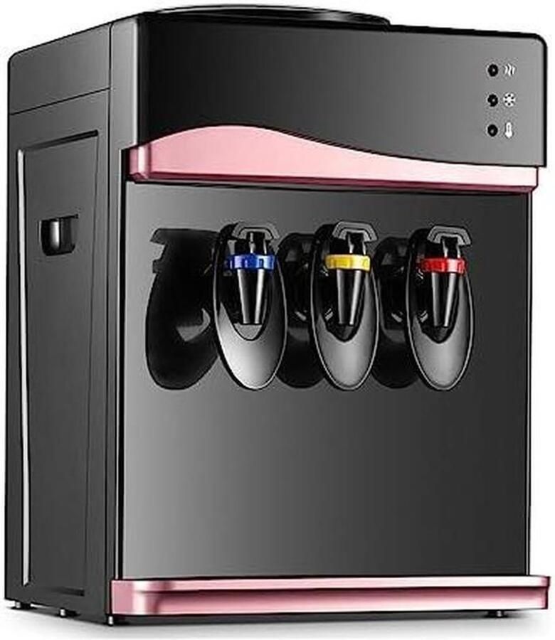 Water Dispenser Koeler Warmer Drinken Koken Roestvrij Staal Compact Model Zwart