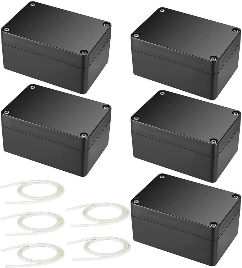 Waterdichte Koppeldoos voor Buiten 5 Stuks IP66 58 x 83 x 34 mm Elektronische Projectdoos Elektrische Accessoires Kunststof Behuizing