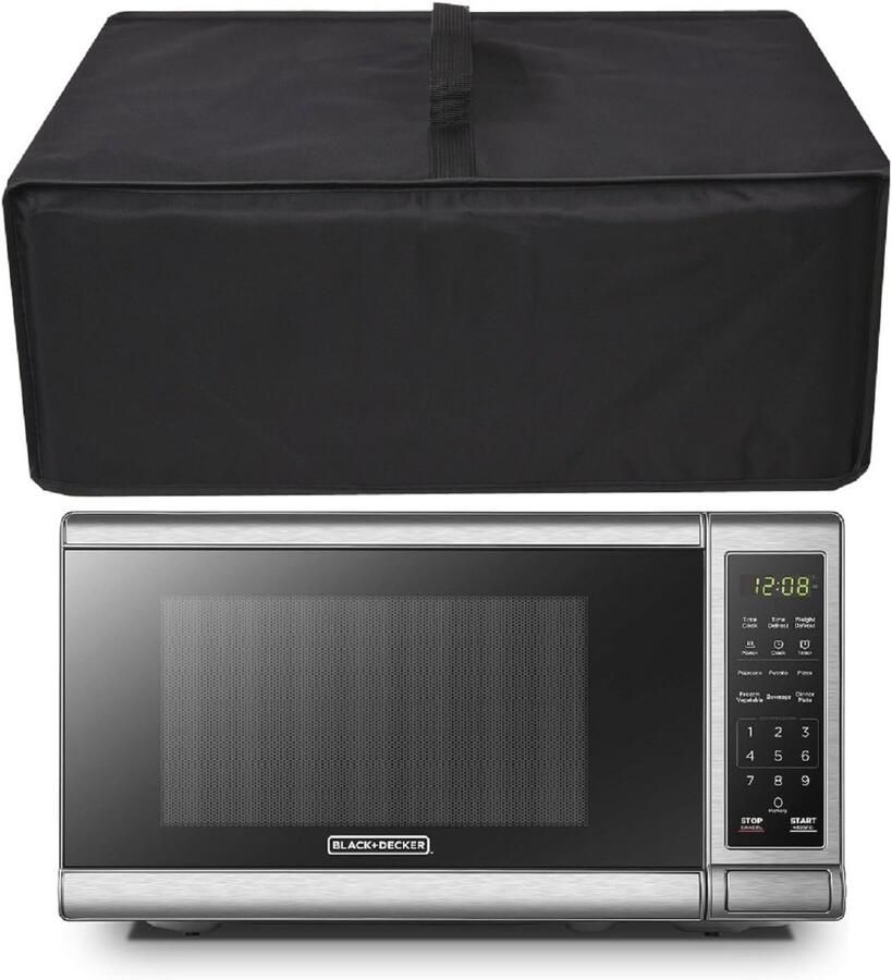 Waterdichte Stofhoes voor 0.7 Cu.ft Magnetron Ovens Duurzaam 600D Nylon