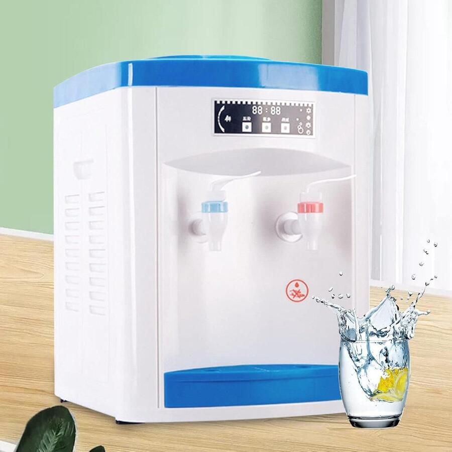 Waterdispenser Apparaat Drinken Koel en warm 5 liter Wit blauw