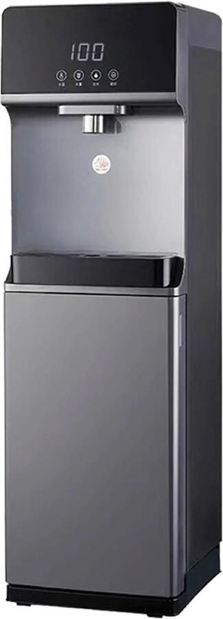 Waterdispenser Bodemvulling Warm Koud Water Direct Drinken Intelligent Kinderslot 31x33x102cm Grijs