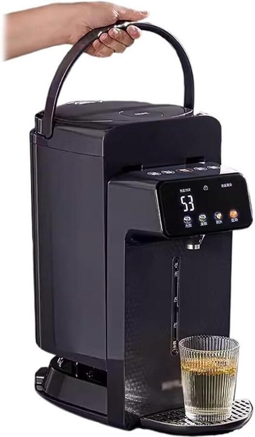 Waterdispenser Digitaal Heetwaterkraan Drinken Bereiden Direct Warm Water Grote Tank Zwart