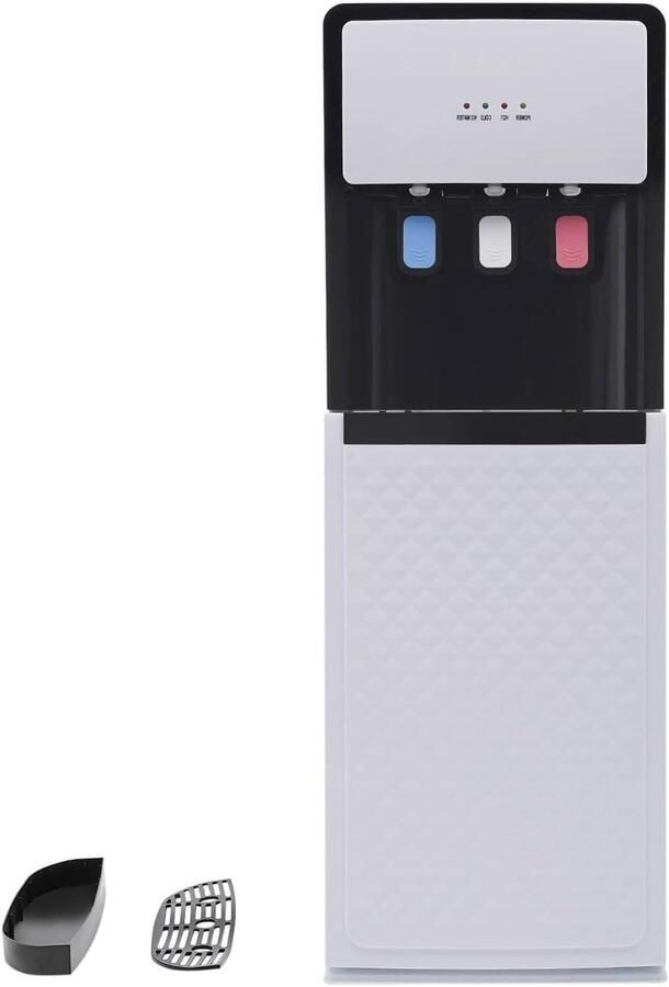 Waterdispenser Warm en Koud Waterkoeler Fontein Direct Drinken Onderbelasting Fleswissel 5 Liter Wit