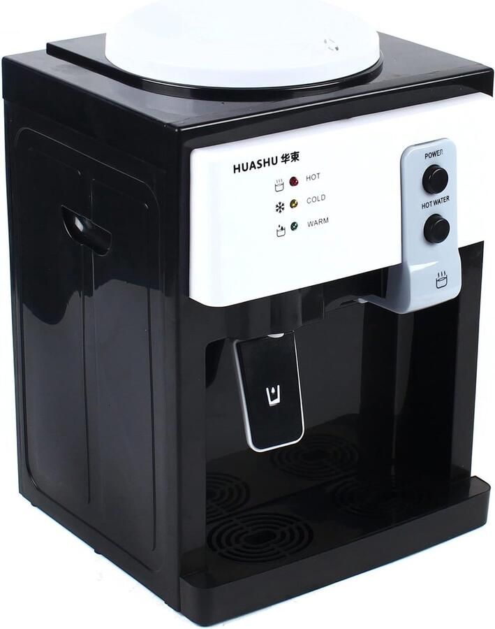 Waterdispenser Drinken Apparaat Thuis Kantoor Warm Koud Water 27x24x36cm Zwart