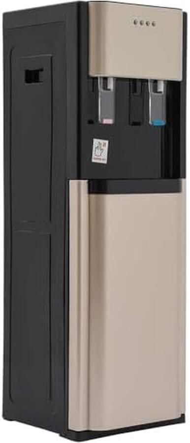 Waterdispenser Onderlader Waterkoeler Direct Drinken Roestvrij Staal 90 cm Hoog Goud