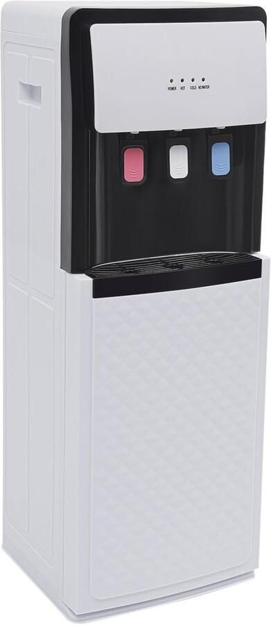 Waterdispenser Onderlader Waterkoeler Fontein Direct Drinken Drie Temperaturen 92 cm Hoog Wit