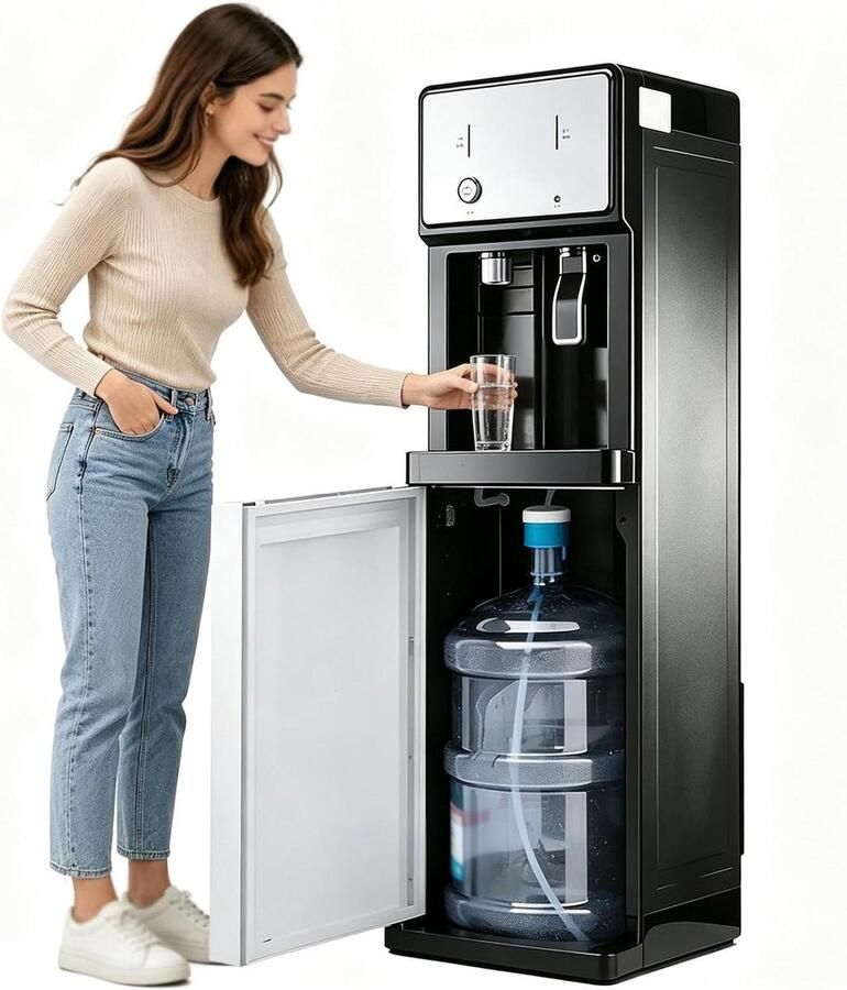 Waterdispenser Onderlading Waterkoeler Fontein Direct Drinken Fles Aan De Onderkant 105 x 31 x 31 cm