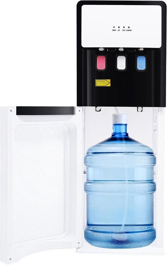 Waterdispenser Staand Koud Warm Water Direct Drinken Drie Temperatuurniveaus 5 L Uur Warm Wit