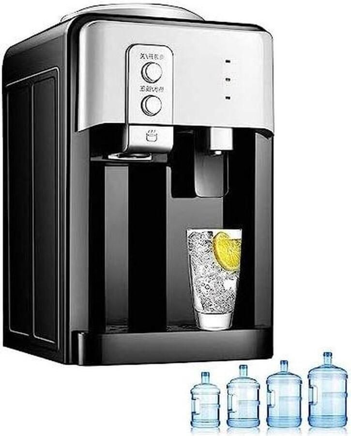 Waterdispenser Tafelmodel Warme koude dispenser Direct drinken Stille werking 4.5-20L flessen Wit