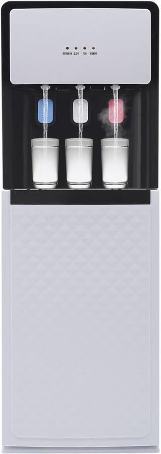 Waterdispenser met voet Waterfontein Drinken aanbieden Drievoudige functie 31 x 295 x 925 cm Wit