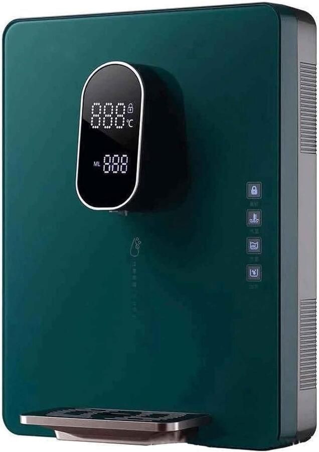 Waterdispenser Warm koud apparaat Direct drinken Nauwkeurige temperatuur 40 x 30 x 8.5 cm Groen