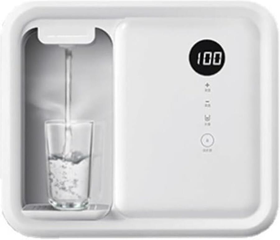 Waterdispenser Warm Koud Mini Dispenser Direct Drinken Instelbare Temperatuur 27.7 cm Hoog Wit