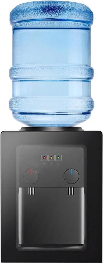 Waterdispenser Warme koude fontein Drinken verfrissen Snel opwarmen 10 liter capaciteit Zwart