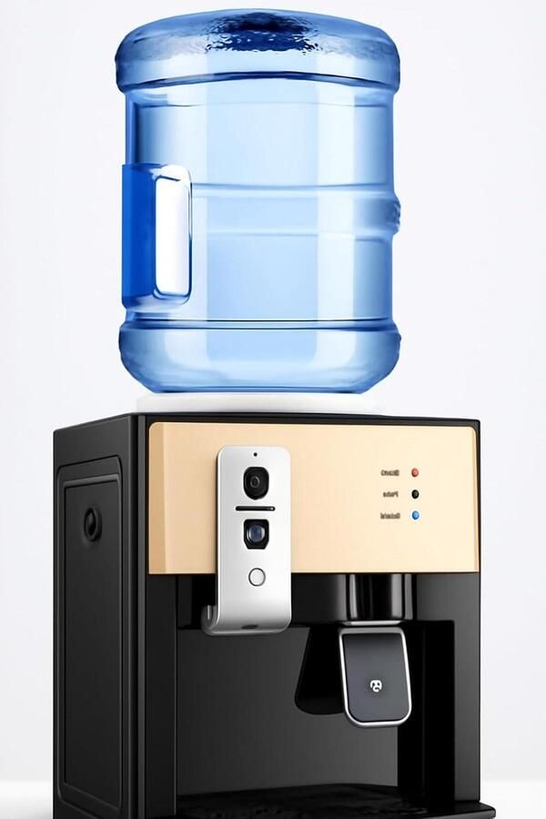 Waterdispenser Waterkoeler Aanrecht Direct Drinken Warm en Koud Water 189 Liter Fles Wit