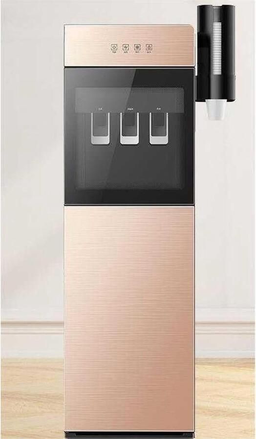 Waterdispenser Waterkoeler Drinken Verkoelen Bodembelasting Ontwerp 103.5cm Hoog Zwart