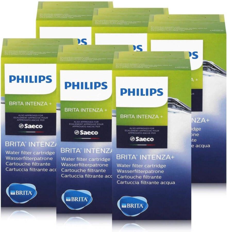 Waterfilter cartridge voor koffiemachines 6 stuks