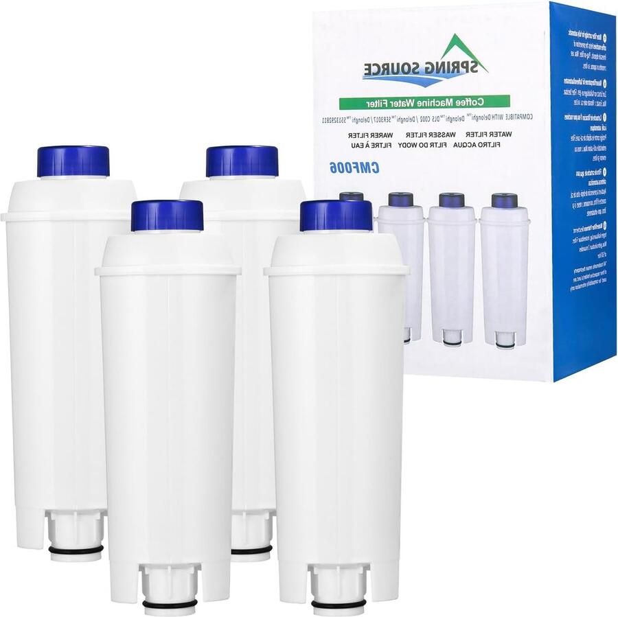 Waterfilter voor koffiemachines Compatibel met Dinamica Magnifica S Eletta Explorer Geschikt voor Delonghi DLSC002 Verbeter de kwaliteit van uw koffie Voorkom kalkaanslag Langdurige bescherming