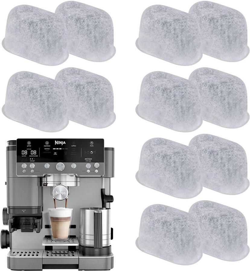 Waterfilterinserts voor Luxe Cafe Accessoires 12 Stuks Actieve Koolstof Filters voor Koffiemachines Verbeter de Smaak en Kwaliteit van Koffie