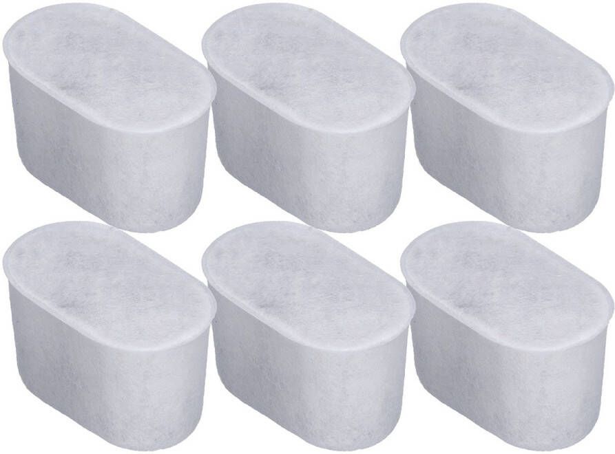 Waterfilterkern voor koffiezetapparaat 6 stuks geactiveerde koolstoffabrikant Sage Barista Express waterfilterkern voor herbruikbare filtervervanging compatibel met