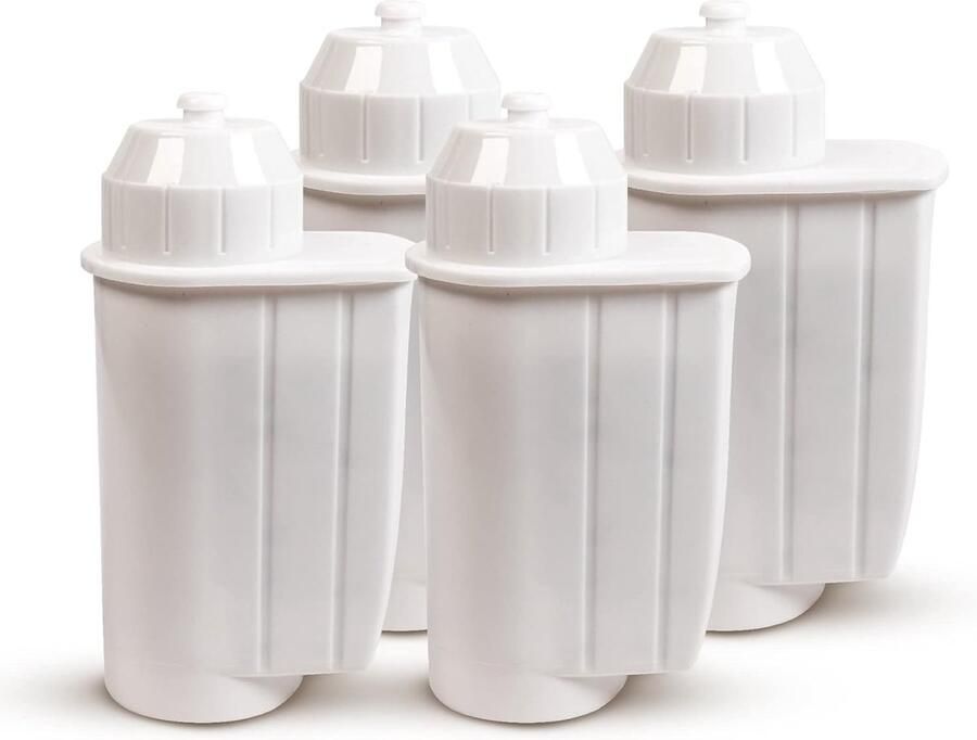 Waterfilters geschikt voor Siemens EQ-serie EQ6 EQ9 EQ500 Brita Intenza Waterfilter geschikt voor Siemens EQ6 koffiezetapparaat Brita Intenza 575491 Bosch TCZ7003 TCZ7033 Wit 4stuks