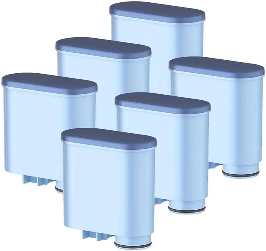 Philips-Saeco Waterfilters voor Philips en Saeco koffiemachines Koffiezetapparaat Verbeter de smaak van uw koffie met deze compatibele filters 6 Stuks