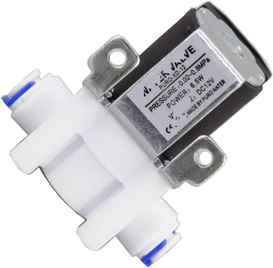 Waterinlaatklep Magneetventiel IJsmachine Aanvullen Automatische Wateraanvulling 12V DC Zilverkleurig