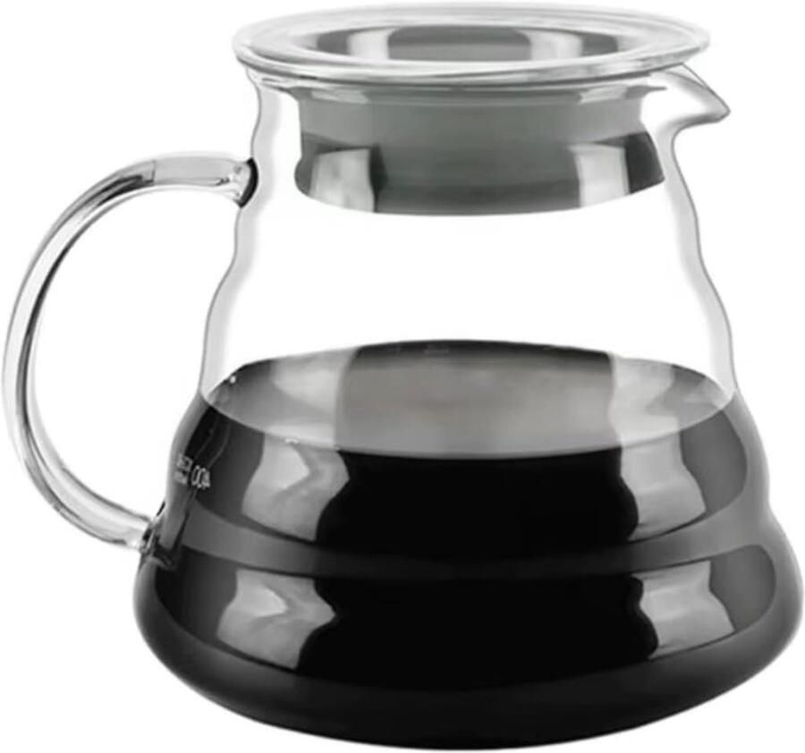 Zwarte RVS Zwanenhals Waterkoker 600 ml voor Nauwkeurig Schenken