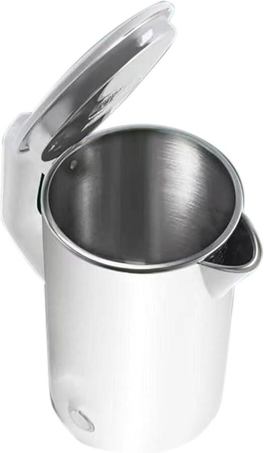 Waterketel RVS Theeketel Fluitketel Water Koken Met Houten Handvat 23 Liter Zilver