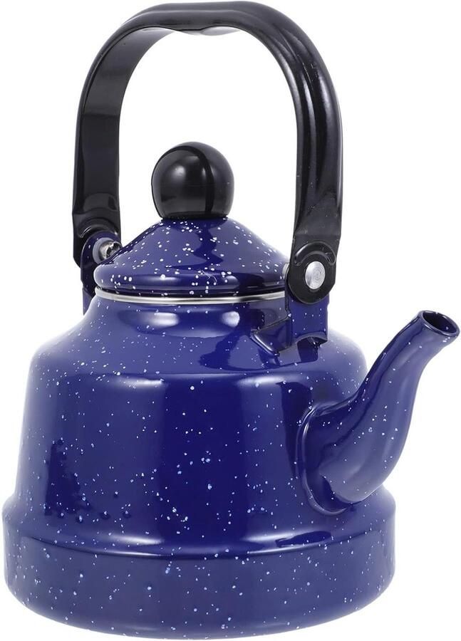 Waterketel Theepot Kookpan Water Koken Geschikt voor Inductie 1.1 Liter Zwart