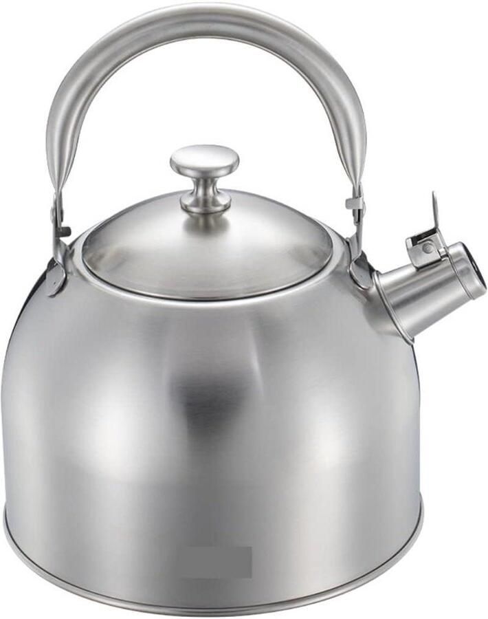 Waterketel Theepot Roestvrijstaal Water Koken Automatische Uitschakeling 3.5 Liter Zilver