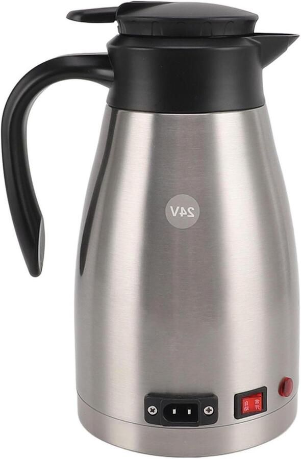 Waterketel RVS Theepot Elektrisch Water Koken Automatische Uitschakeling 1300 ml Zilver