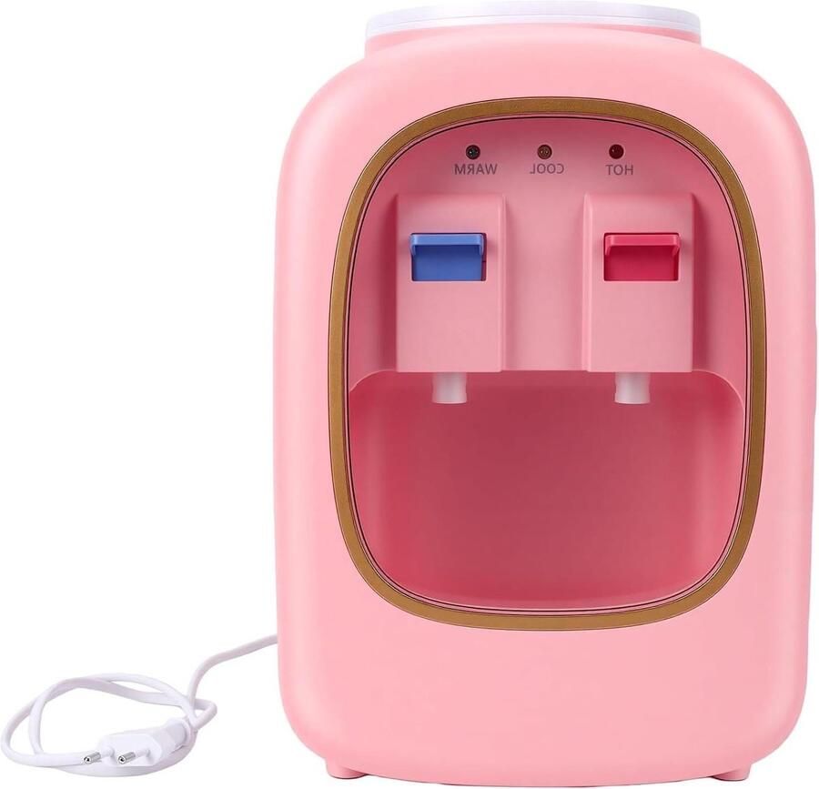 Waterkoeler Dispenser Aanrecht Koeler Direct Drinken Roestvrijstalen Binnentank 398D x 27B x 24H cm Roze