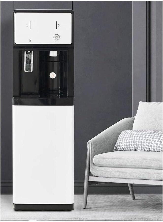 Waterkoeler Dispenser Koud Warm Water Direct Drinken 3 Temperaturen 105 x 31 x 31 cm Wit