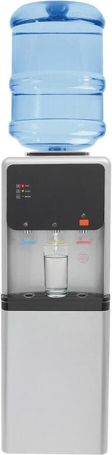 Waterkoeler Dispenser Warm Koud Water Direct Drinken Bovenlader Ontwerp 5 Gallon Emmer Zwart