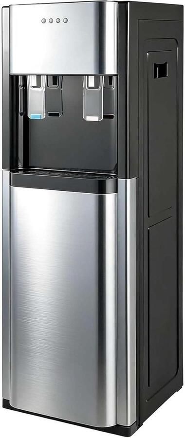 Waterkoeler Dispenser Waterfontein Koeler Direct Drinken Bodemlaad Ontwerp 93 cm Hoog Grijs