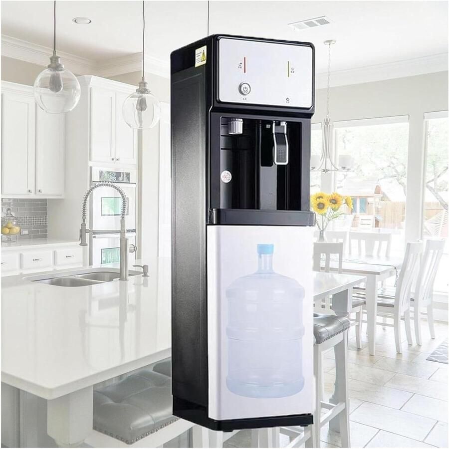 Waterkoeler Onderlader Waterdispenser Heet Koud Direct Drinken Fles Lading Onder 105 x 31 x 31 cm
