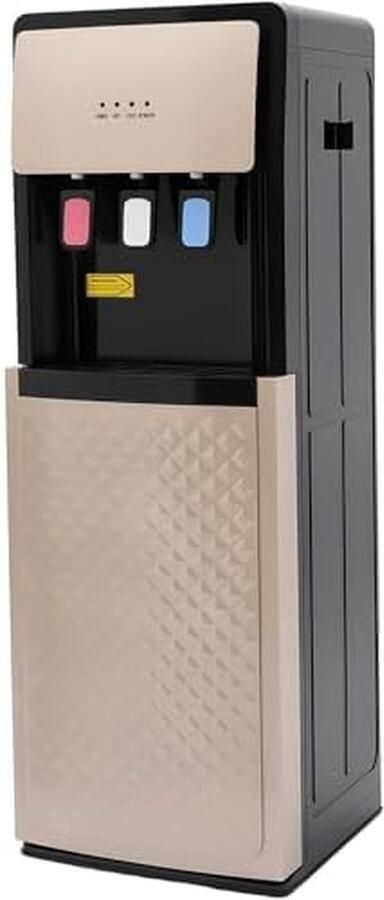 Waterkoeler Onderlader Waterdispenser Staand Direct Drinken Warm Koud Stand 92 cm Hoog Zwart