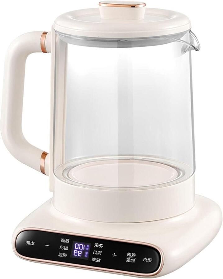 Waterkoker 1 5L Waterkoker met temperatuurregeling Multifunctionele theepot Bloementheepot Automatische multifunctionele verdikte HGlass pot Dempen Kokend water