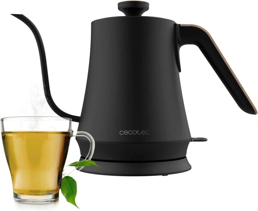 Waterkoker 1 Liter met WordThermosense en 1200 W Hitteversnelling met 360 Graden Rotatie en Anti-Kalkfilter