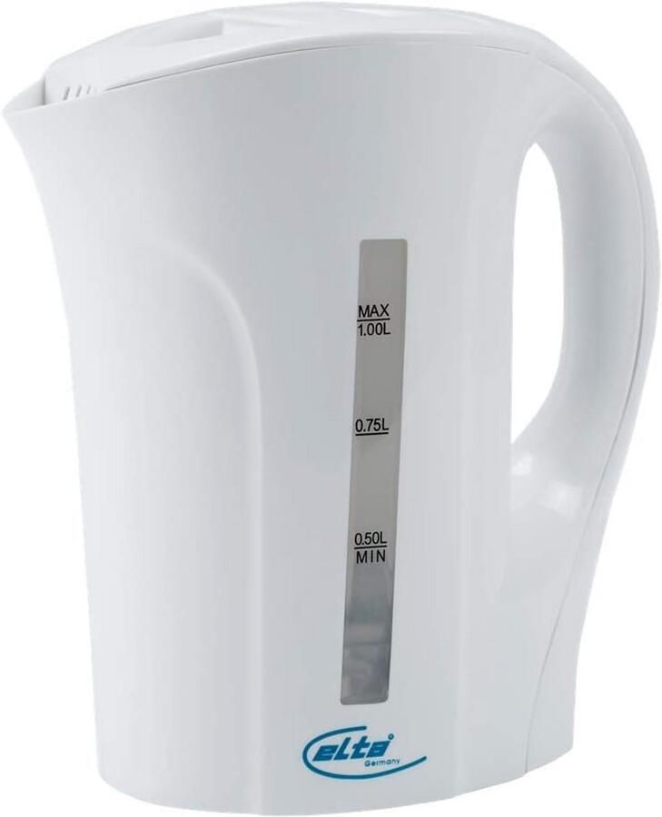 Waterkoker 1 Liter Wit Snel Koken & Veilig Gebruik