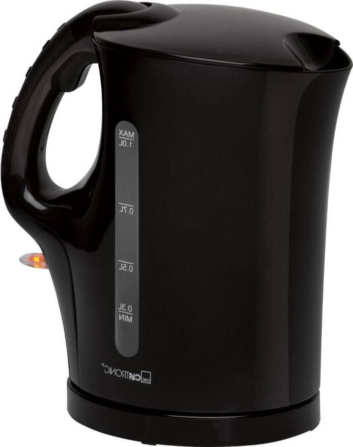 Senza Marchio Waterkoker 10 liter klein compact geschikt voor op reis roestvrijstalen verwarmingselement zwart WK 3462 reiswaterkoker