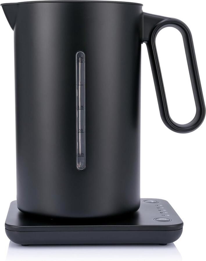 Waterkoker Thee Ketel Perfecte Thee Zetten Selecteerbare Temperaturen 125 Liter Zwart