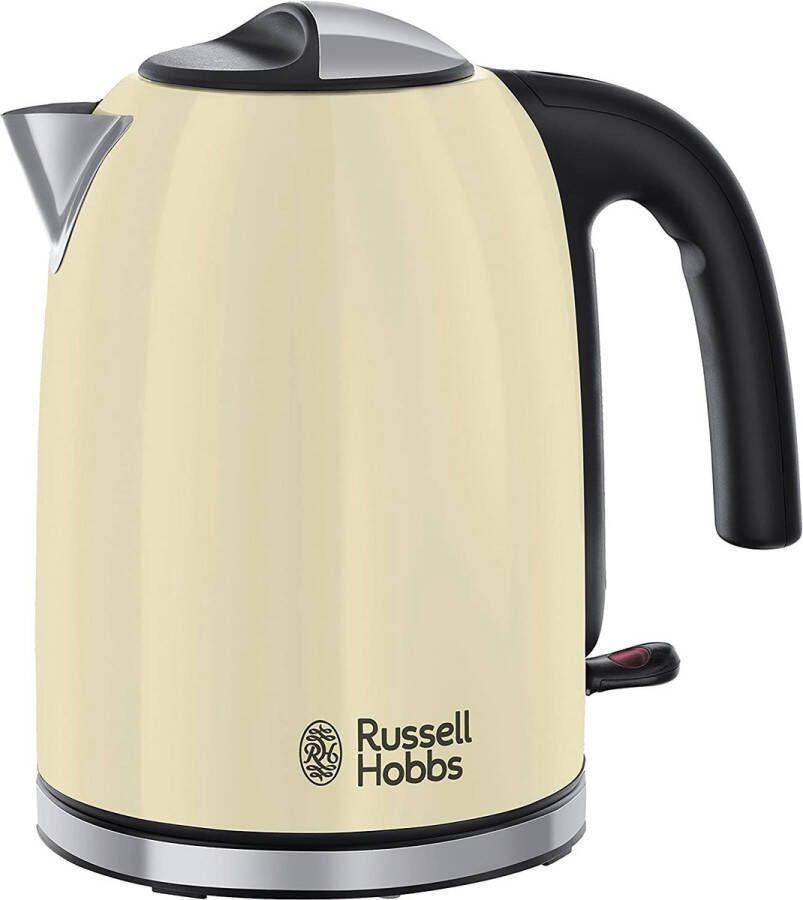Waterkoker 17 liter 2400 W Snelkookfunctie Crèmekleurig RVS Verwijderbaar Kalkfilter Theemaker