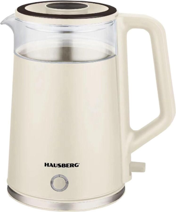 Waterkoker 2 liter glas en roestvrij staal draadloos met ledverlichting stijlvol en krachtig SnelShoppen