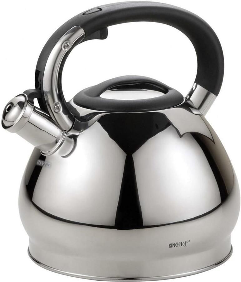 Waterkoker 34 L Theepot RVS Water Koken Hittebestendig Handvat 26 Liter Bruikbaar Zilver Zwart